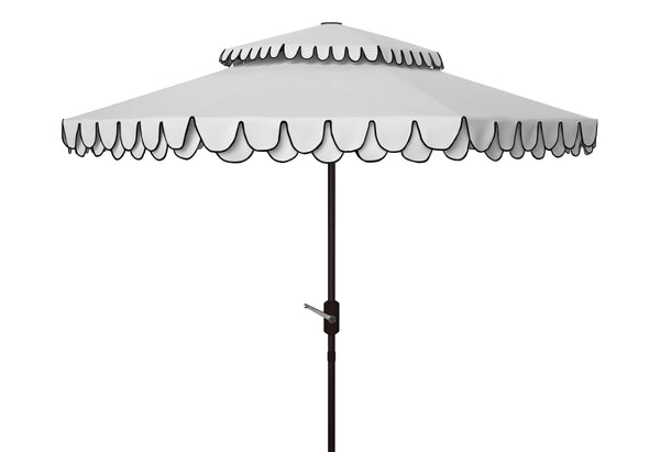 safavieh Elegant Valance 9Ft Double Top Umbrella | Safavieh - PAT8206