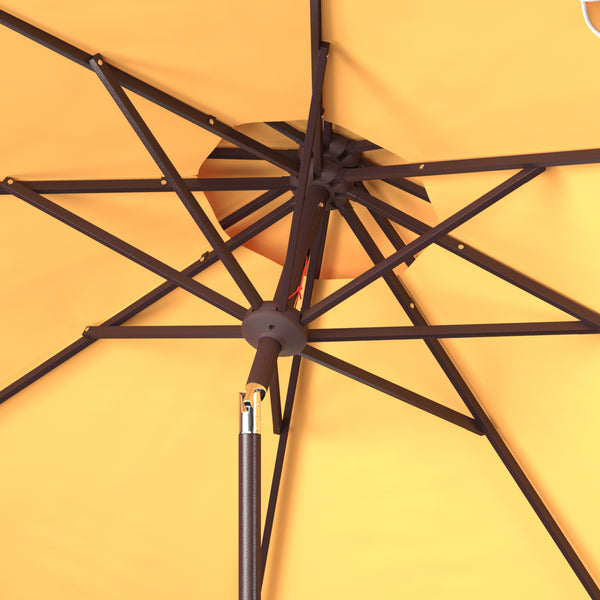 Safavieh Elegant Valance 9Ft Double Top Umbrella | Safavieh - PAT8206