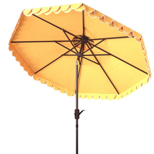 Safavieh Elegant Valance 9Ft Double Top Umbrella | Safavieh - PAT8206