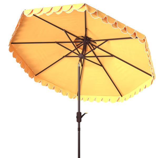 safavieh Elegant Valance 9Ft Double Top Umbrella | Safavieh - PAT8206