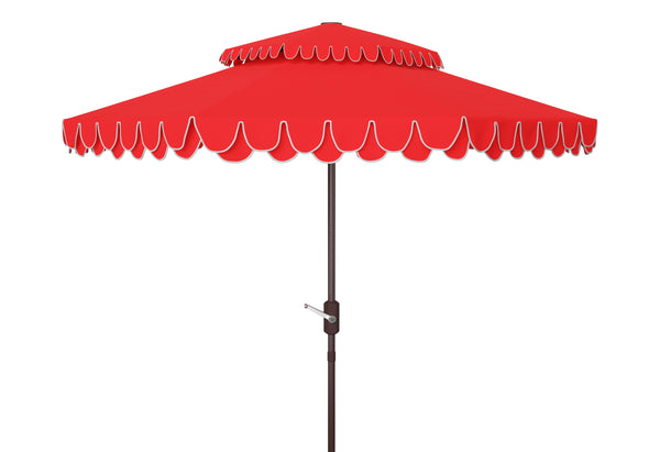 safavieh Elegant Valance 9Ft Double Top Umbrella | Safavieh - PAT8206