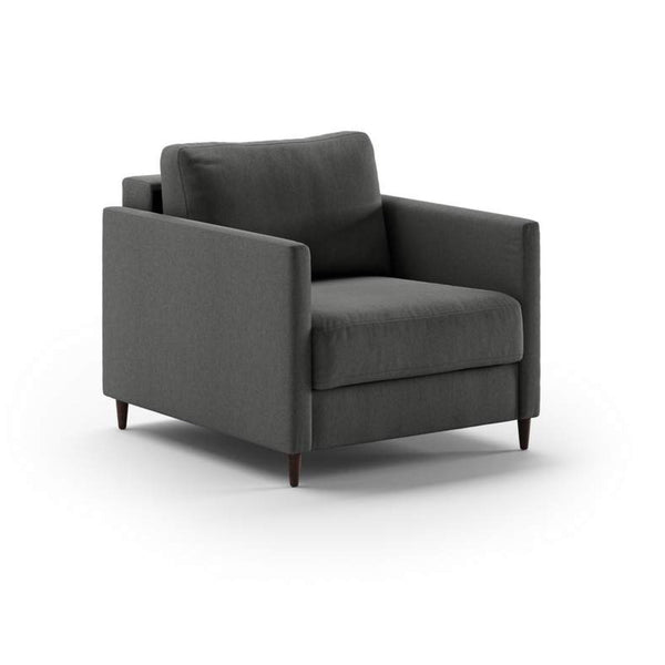Safavieh Elfin Cot Chair Sleeper - Luna 35 - 126/9 Walnut (Lux) | Luonto Furniture - ELFI-ANT-LUNA/35-126/9-WA
