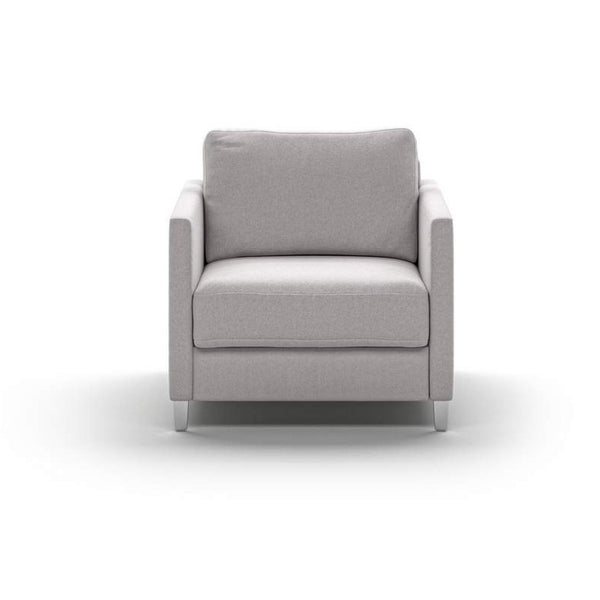 safavieh Elfin Cot Chair Sleeper - Rene 01 - 234/9 Chrome (Lux) | Luonto Furniture - ELFI-ANT-LUX-RENE/01-234/9-CR
