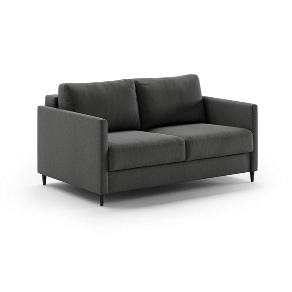 Safavieh Elfin Full XL Loveseat Sleeper - Luna 35 - 126/9 Walnut (Lux) | Luonto Furniture - ELFI-BNT-LUNA/35-126/9-WA