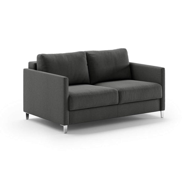 Safavieh Elfin Full XL Loveseat Sleeper - Luna 35 - 234/9 Chrome (Lux) | Luonto Furniture - ELFI-BNT-LUNA/35-234/9-CR