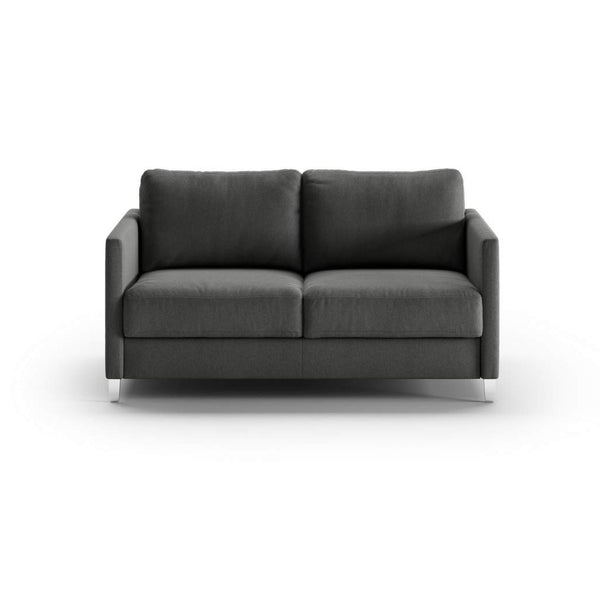 safavieh Elfin Full XL Loveseat Sleeper - Luna 35 - 234/9 Chrome (Lux) | Luonto Furniture - ELFI-BNT-LUNA/35-234/9-CR