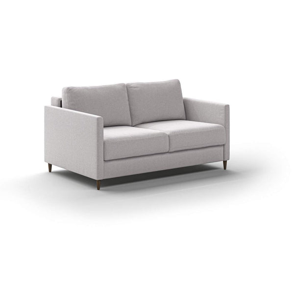 Safavieh Elfin Full XL Loveseat Sleeper - Rene 01 - 126/9 Walnut (Lux) | Luonto Furniture - ELFI-BNT-RENE/01-126/9-WA