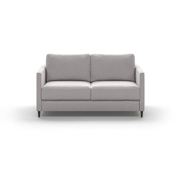 safavieh Elfin Full XL Loveseat Sleeper - Rene 01 - 126/9 Walnut (Lux) | Luonto Furniture - ELFI-BNT-RENE/01-126/9-WA
