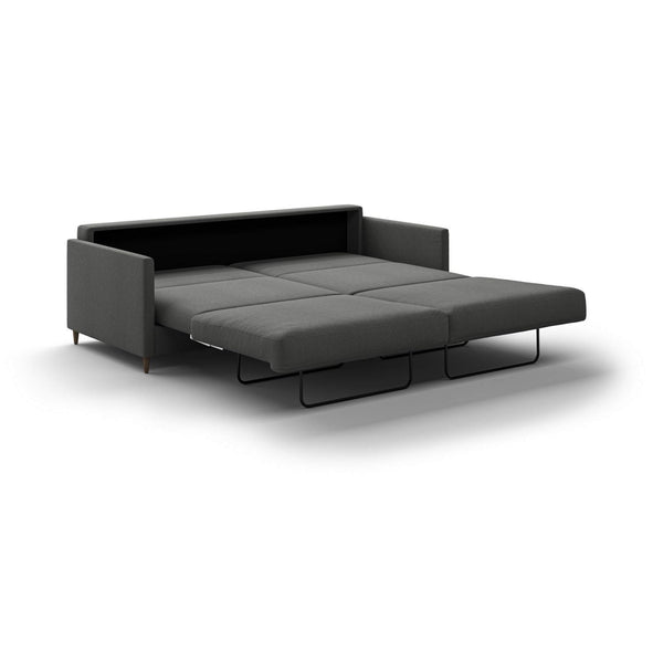 Safavieh Elfin King Sofa Sleeper - Luna 35 - 126/9 Walnut (Lux) | Luonto Furniture - ELFI-DNT-LUNA/35-126/9-WA