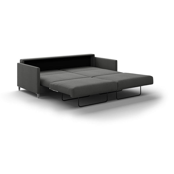 Safavieh Elfin King Sofa Sleeper - Luna 35 - 234/9 Chrome (Lux) | Luonto Furniture - ELFI-DNT-LUNA/35-234/9-CR