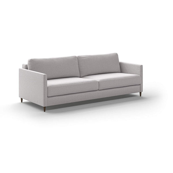 Safavieh Elfin King Sofa Sleeper - Rene 01 - 126/9 Walnut (Lux) | Luonto Furniture - ELFI-DNT-RENE/01-126/9-WA