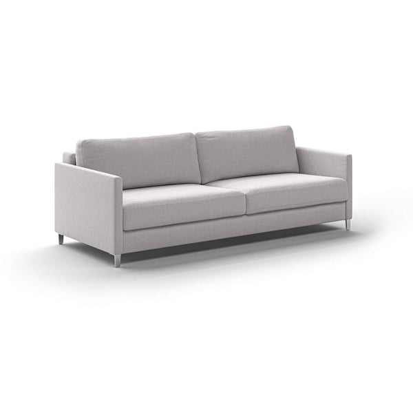 Safavieh Elfin King Sofa Sleeper - Rene 01 - 234/9 Chrome (Lux) | Luonto Furniture - ELFI-DNT-RENE/01-234/9-CR