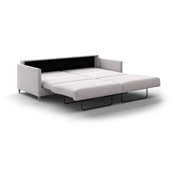 Safavieh Elfin King Sofa Sleeper - Rene 01 - 234/9 Chrome (Lux) | Luonto Furniture - ELFI-DNT-RENE/01-234/9-CR