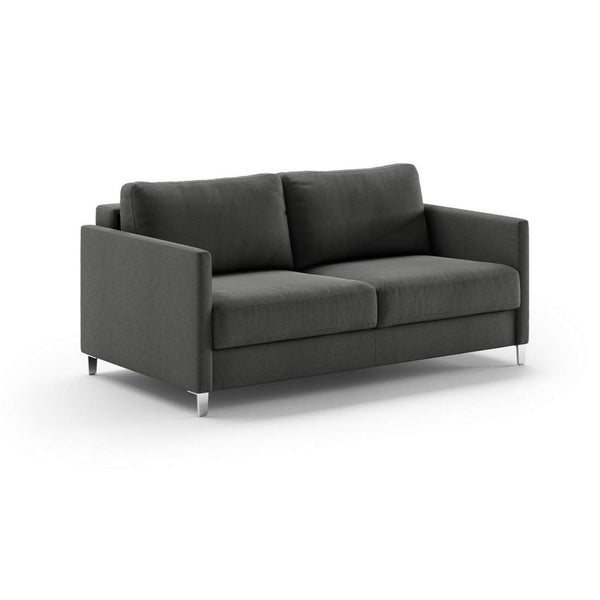 Safavieh Elfin Queen Loveseat Sleeper - Luna 35 234/9 Chrome (Lux) | Luonto Furniture - ELFI-CNT-LUNA/35-234/9-CR