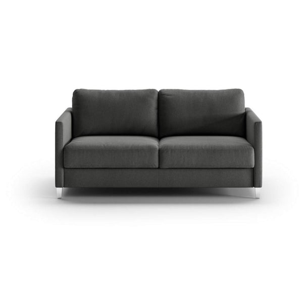 safavieh Elfin Queen Loveseat Sleeper - Luna 35 234/9 Chrome (Lux) | Luonto Furniture - ELFI-CNT-LUNA/35-234/9-CR