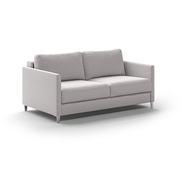 Safavieh Elfin Queen Loveseat Sleeper - Rene 01 - 234/9 Chrome (Lux) | Luonto Furniture - ELFI-CNT-RENE/01-234/9-CR