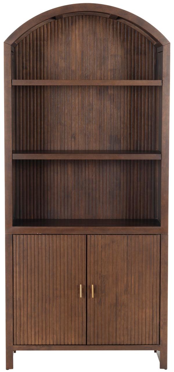 safavieh Elladora Ribbed Wood Bookcase | Safavieh Couture - SFV4240