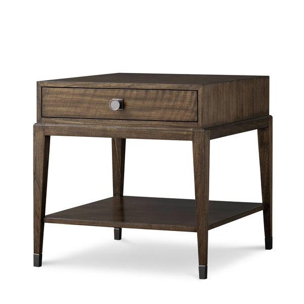 safavieh Emerson Chairside Table - Brunette | Century Furniture - B1H-621