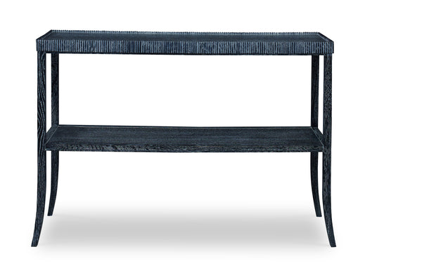 Safavieh Emile Shelf Table (Black Cerused) | Century Furniture - AEA-639