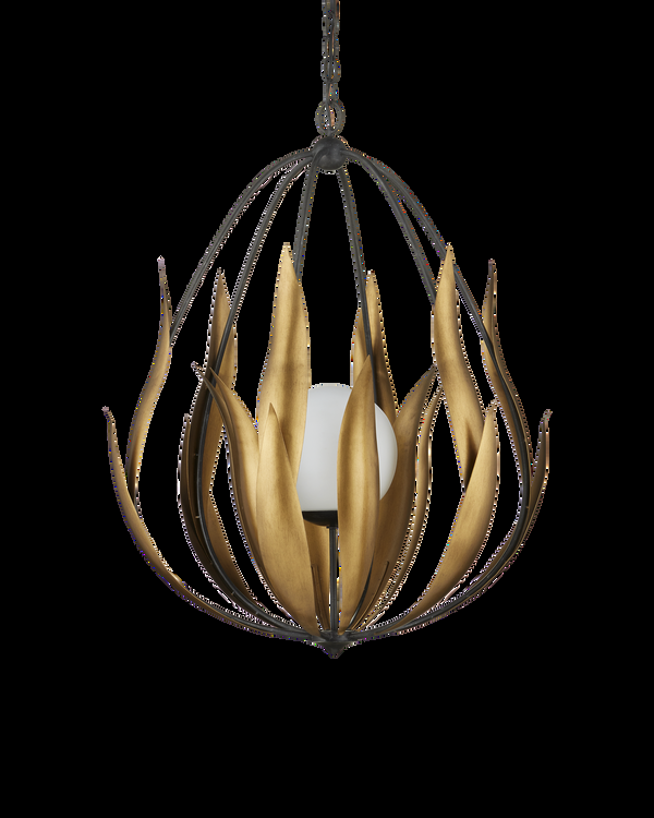 Safavieh Endymion Chandelier - Gold | Currey & Co - 9000-1250