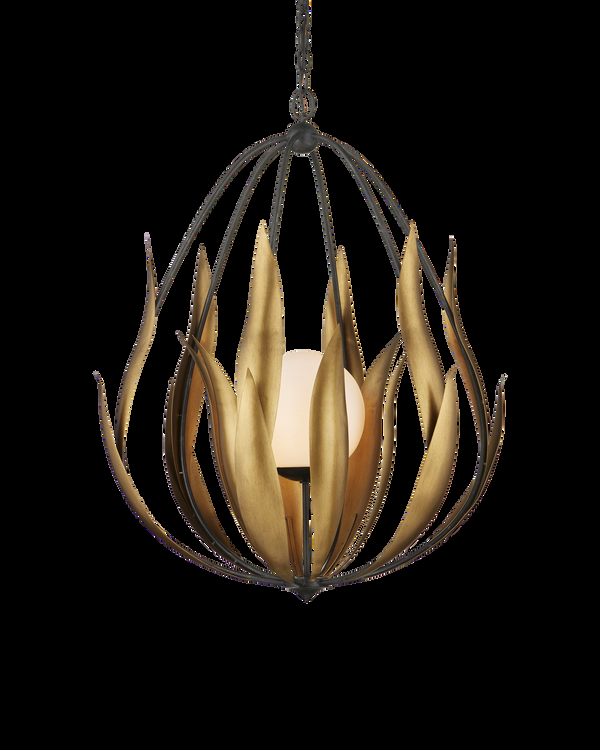 safavieh Endymion Chandelier - Gold | Currey & Co - 9000-1250