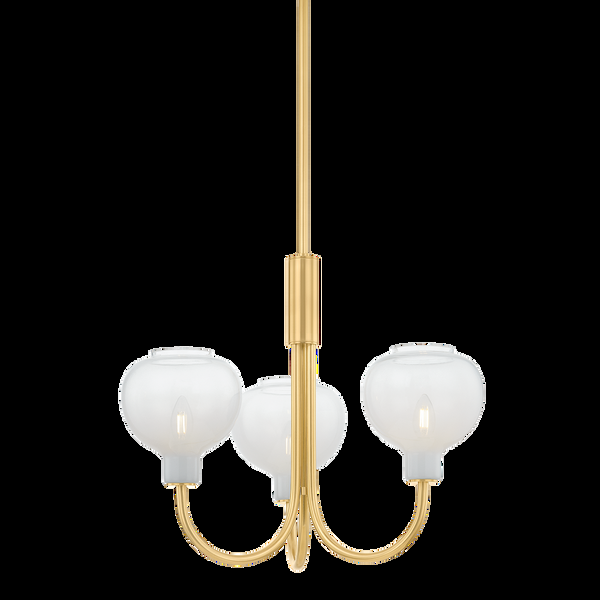 safavieh ESTELLE Chandelier - Aged Brass | Mitzi Lighting - H990803-AGB