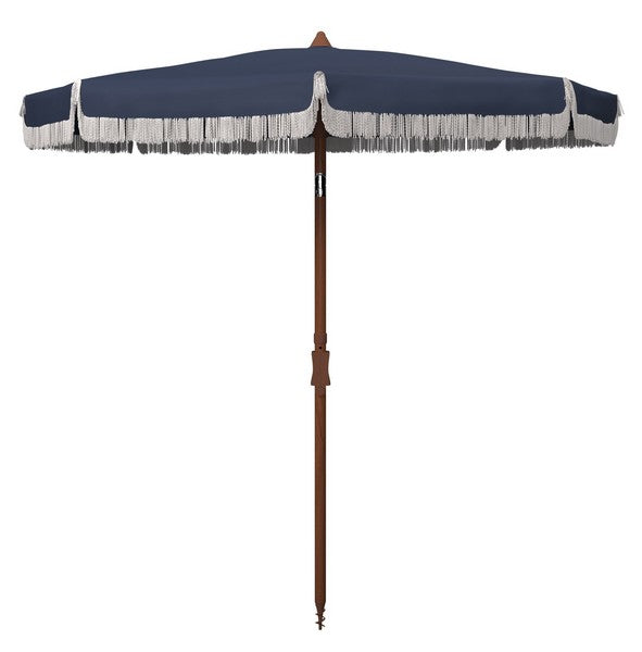 Safavieh Estonia 6.5 Ft Fringe Beach Umbrella | Safavieh - PAT8500