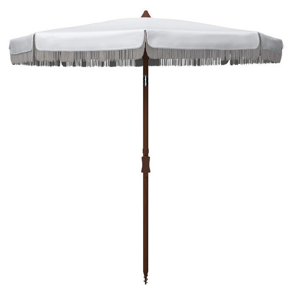 Safavieh Estonia 6.5 Ft Fringe Beach Umbrella | Safavieh - PAT8500