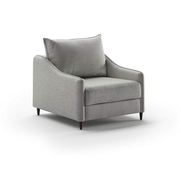 Safavieh Ethos Cot Chair Sleeper - Oliver 173 - 126/9 Walnut | Luonto Furniture - ETHO-ANT-OLIV/173-126/9-WA