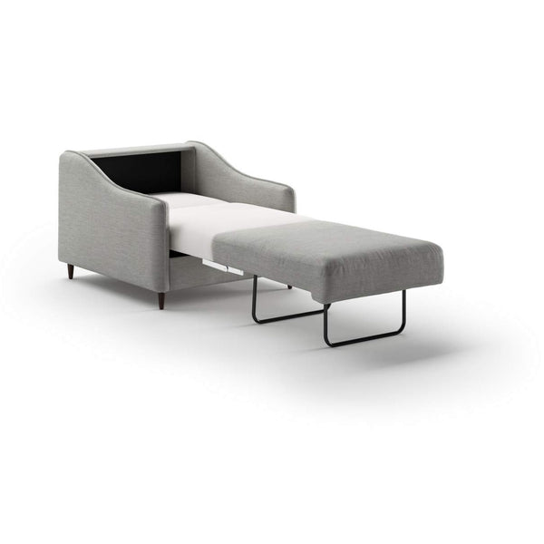 Safavieh Ethos Cot Chair Sleeper - Oliver 173 - 126/9 Walnut | Luonto Furniture - ETHO-ANT-OLIV/173-126/9-WA