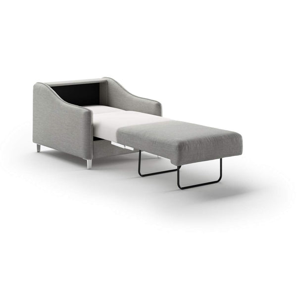 Safavieh Ethos Cot Chair Sleeper - Oliver 173 - 234/9 Chrome | Luonto Furniture - ETHO-ANT-OLIV/173-234/9-CR