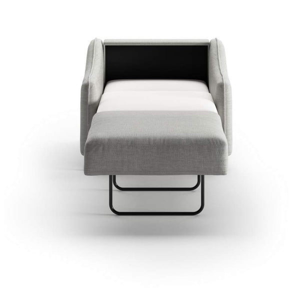 Safavieh Ethos Cot Chair Sleeper - Oliver 173 - 234/9 Chrome | Luonto Furniture - ETHO-ANT-OLIV/173-234/9-CR