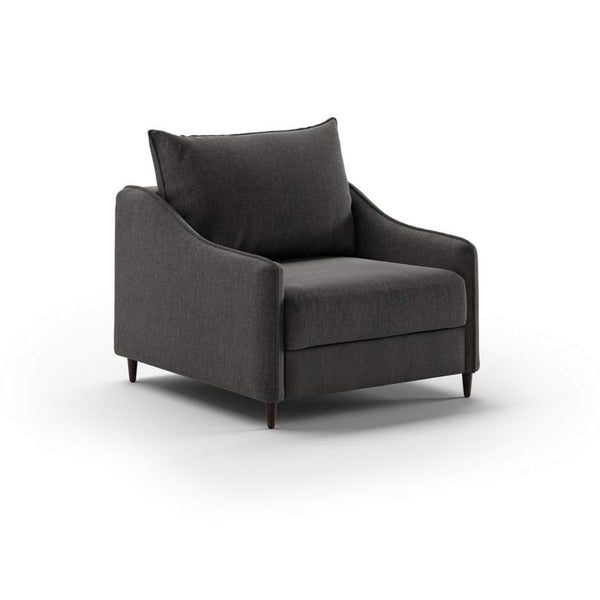 Safavieh Ethos Cot Chair Sleeper - Oliver 515 - 126/9 Walnut | Luonto Furniture - ETHO-ANT-OLIV/515-126/9-WA