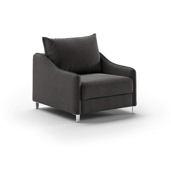 Safavieh Ethos Cot Chair Sleeper - Oliver 515 - 234/9 Chrome | Luonto Furniture - ETHO-ANT-OLIV/515-234/9-CR