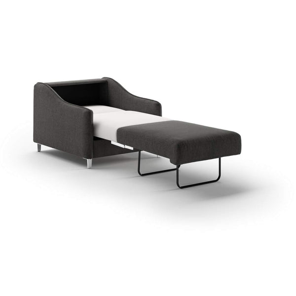 Safavieh Ethos Cot Chair Sleeper - Oliver 515 - 234/9 Chrome | Luonto Furniture - ETHO-ANT-OLIV/515-234/9-CR