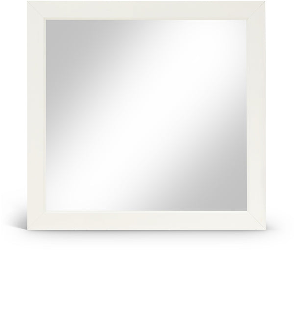 safavieh Fairfax Cream Solid Wood And Oak Veneer Frame Mirror | Meridian Furniture - 311Cream-M