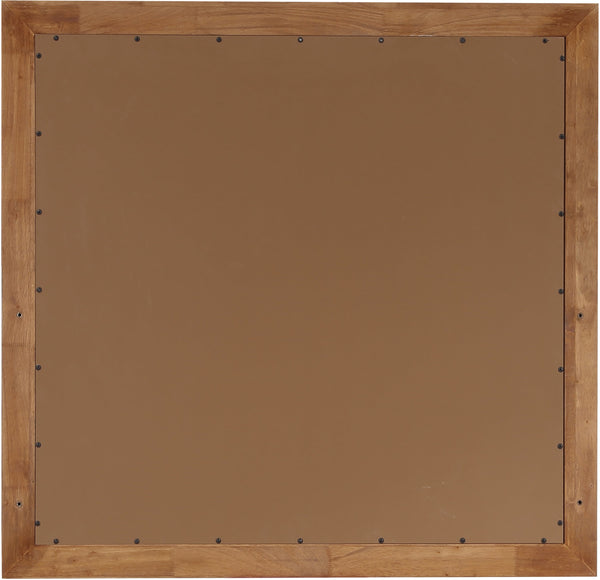 Safavieh Fairfax Walnut Solid Wood And Oak Veneer Frame Mirror | Meridian Furniture - 311Walnut-M