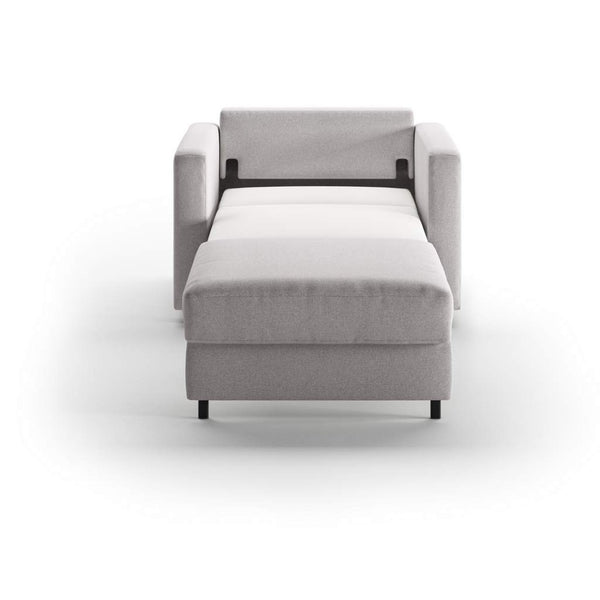 Safavieh Fantasy Cot Chair Sleeper - Rene 01 - 104/6 Walnut | Luonto Furniture - FANT-ALV-RENE/01-104/6-WA