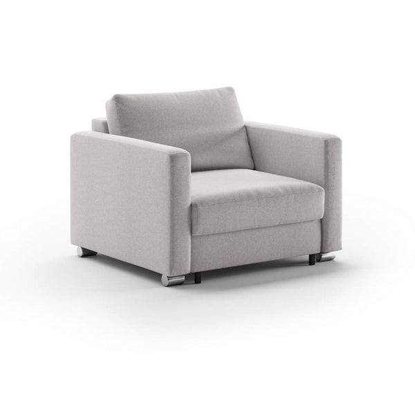 Safavieh Fantasy Cot Chair Sleeper - Rene 01 - 217/6 Chrome | Luonto Furniture - FANT-ALV-RENE/01-217/6-CR