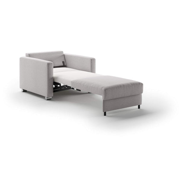 Safavieh Fantasy Cot Chair Sleeper - Rene 01 - 217/6 Chrome | Luonto Furniture - FANT-ALV-RENE/01-217/6-CR