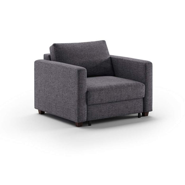 Safavieh Fantasy Cot Chair Sleeper - Rene 04 - 104/6 Walnut | Luonto Furniture - FANT-ALV-RENE/04-104/6-WA