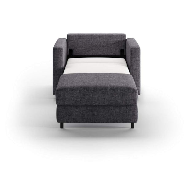 Safavieh Fantasy Cot Chair Sleeper - Rene 04 - 104/6 Walnut | Luonto Furniture - FANT-ALV-RENE/04-104/6-WA