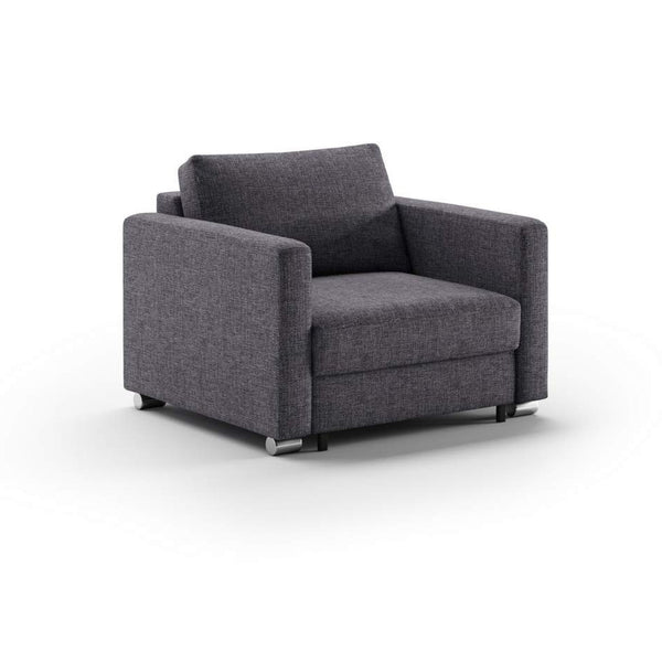 Safavieh Fantasy Cot Chair Sleeper - Rene 04 - 217/6 Chrome | Luonto Furniture - FANT-ALV-RENE/04-217/6-CR