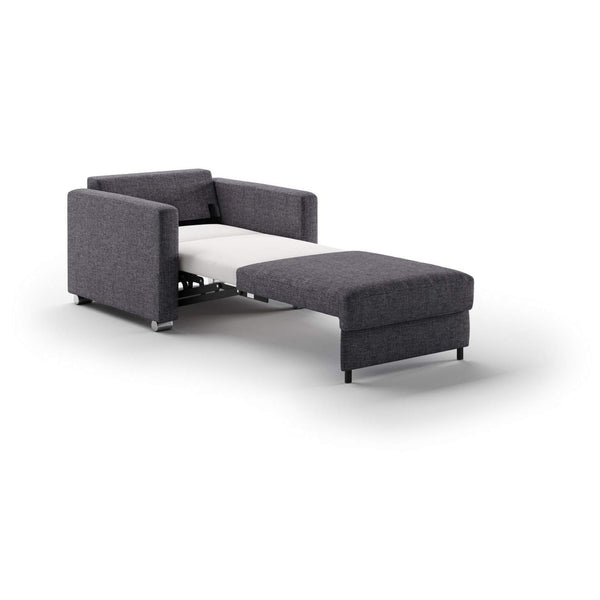 Safavieh Fantasy Cot Chair Sleeper - Rene 04 - 217/6 Chrome | Luonto Furniture - FANT-ALV-RENE/04-217/6-CR