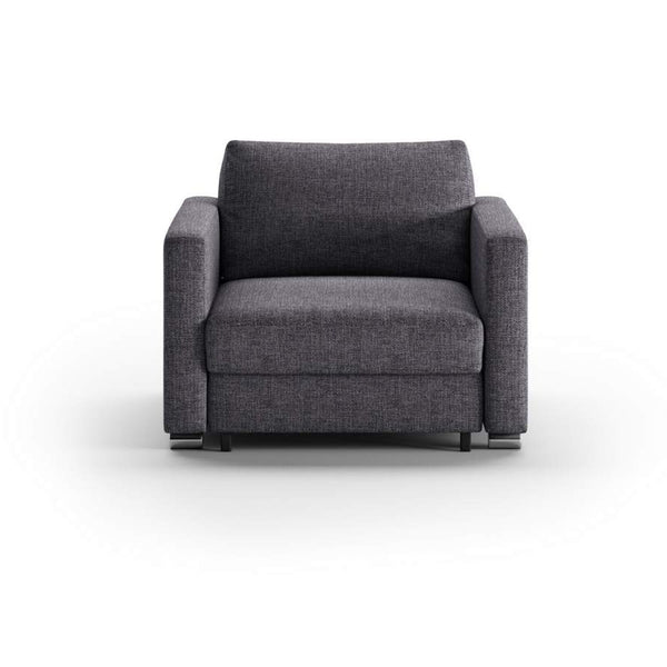safavieh Fantasy Cot Chair Sleeper - Rene 04 - 217/6 Chrome | Luonto Furniture - FANT-ALV-RENE/04-217/6-CR