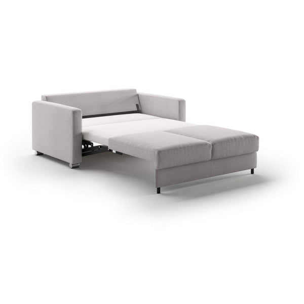 Safavieh Fantasy Full XL Loveseat Sleeper - Rene 01 - 217/6 Chrome | Luonto Furniture - FANT-BLV-RENE/01-217/6-CR