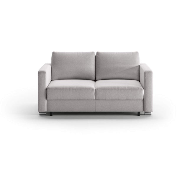 safavieh Fantasy Full XL Loveseat Sleeper - Rene 01 - 217/6 Chrome | Luonto Furniture - FANT-BLV-RENE/01-217/6-CR
