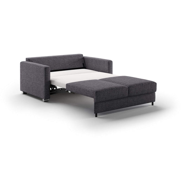 Safavieh Fantasy Full XL Loveseat Sleeper - Rene 04 - 217/6 Chrome | Luonto Furniture - FANT-BLV-RENE/04-217/6-CR