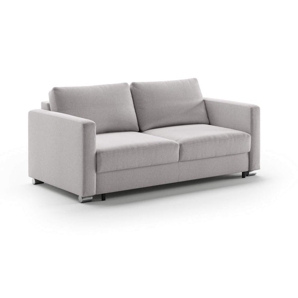 Safavieh Fantasy Queen Loveseat Sleeper - Rene 01 - 217/6 Chrome | Luonto Furniture - FANT-CLV-RENE/01-217/6-CR