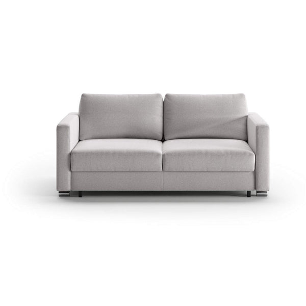 safavieh Fantasy Queen Loveseat Sleeper - Rene 01 - 217/6 Chrome | Luonto Furniture - FANT-CLV-RENE/01-217/6-CR